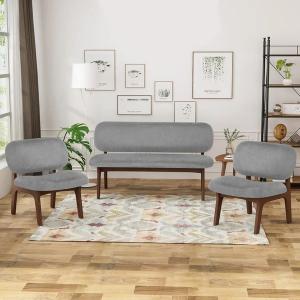 Chantilly 3 Piece Club Chair and Loveseat Set by Christopher Knight Home